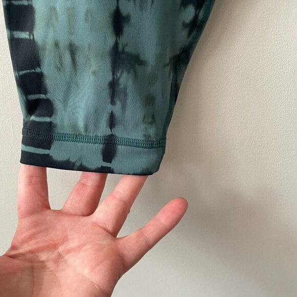 Lululemon Wunder Under Hi-Rise Tight *Shibori Full-On Luxtreme 28" Green 10 - Picture 5 of 7